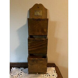 Vintage Wall Mail Organizer